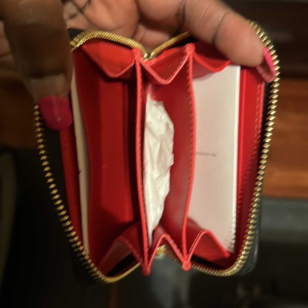 Christian Louboutin Panettone Coin Purse Black Multi Leather - Picture 4 of 8